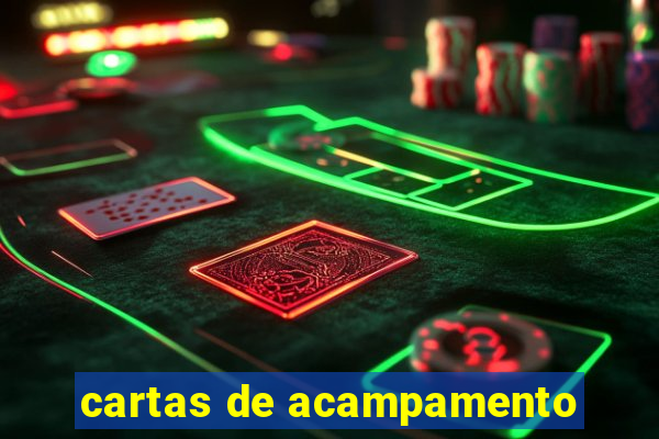 cartas de acampamento